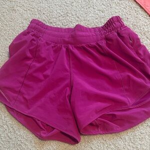 lululemon athletica Fuchsia Athletic Shorts